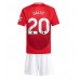 Maillot de foot Manchester United Diogo Dalot #20 Domicile vêtements enfant 2024-25 Manches Courtes (+ pantalon court)